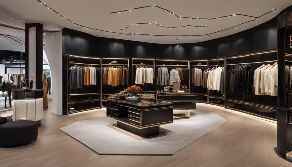 luxurious shopping experience