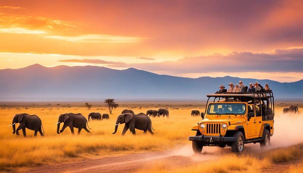 Africa safari adventure